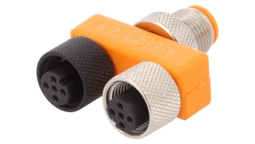 Trójnik M12 męskie,M12 żeńskie x2 kod A-DeviceNet / CANopen ASBS2M12-5