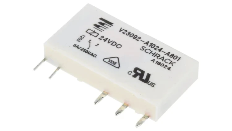 V23092A1024A801 Przekaźnik elektromagnetyczny SPDT Ucewki: 24VDC 6A/250VAC