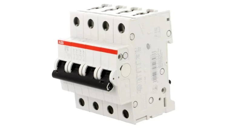 S204-D32 Wyłącznik nadprądowy 230/400VAC Iznam: 32A Bieguny: 4 6kA IP20