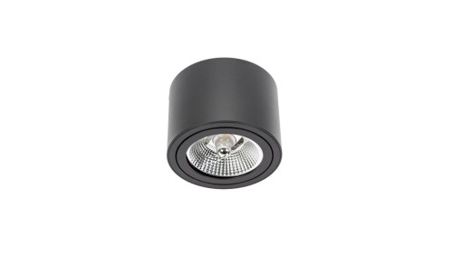 CHLOE AR111 NATYNKOWA GU10 250V IP20 139x100mm CZARNY okrągła ruchoma