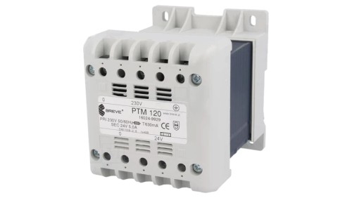 PTM120/230/24V Transformator sieciowy 120VA 230VAC 24V na szynę DIN IP21