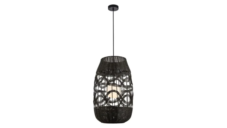 Lampa wisząca ARONA BLACK 1xG9 fi 400 ML0355 Milagro