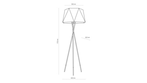 Regulowana lampa stojąca dekoracyjna turkusowa z serii KAJTEK I K-MT-201 TURKUSOWY Kaja Lighting