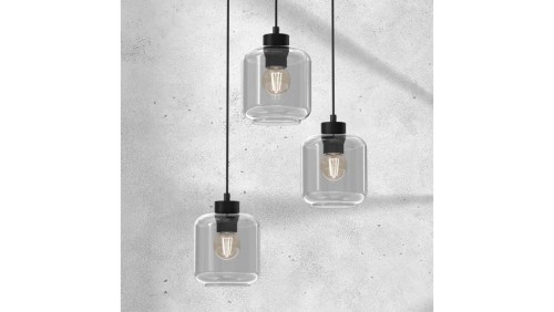 Lampa wisząca czarna nowoczesna CONO E27 klosz-stożek 10057 TK Lighting