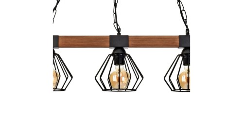 Lampa wisząca GAMMA, szklany grafitowy pojedynczy klosz Ø14 cm na E14 K-5165 Kaja Lighting