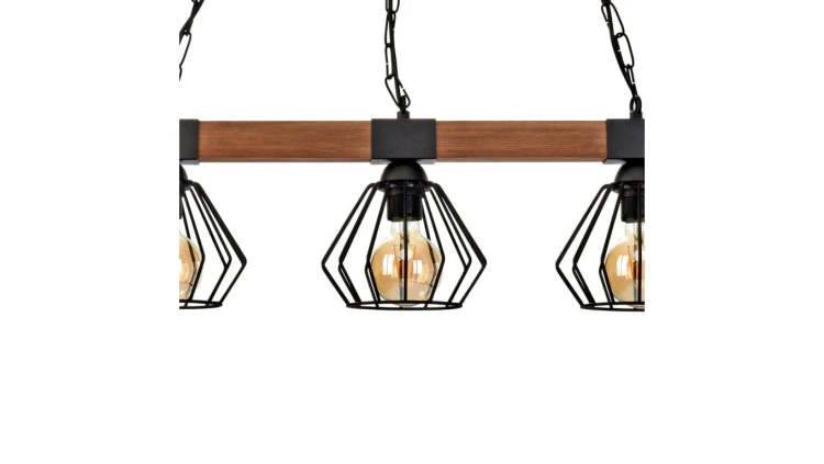 Lampa wisząca GAMMA, szklany grafitowy pojedynczy klosz Ø14 cm na E14 K-5165 Kaja Lighting