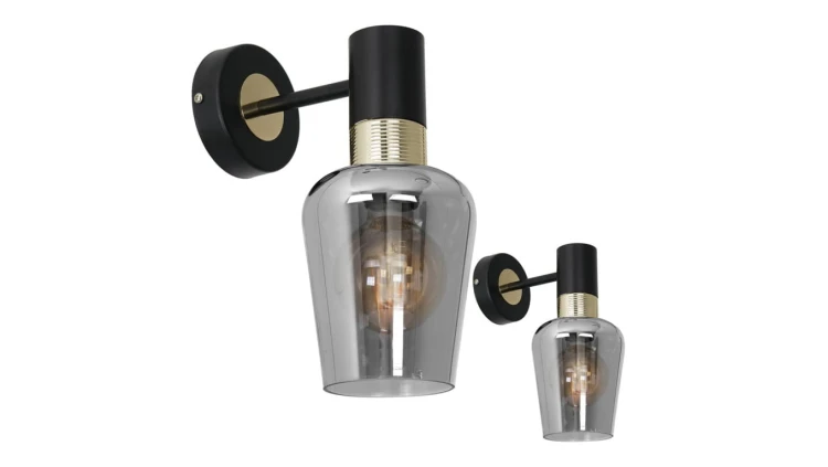 Lampa sufitowa ALBIO reflektory na rozecie – GU10, szklany klosz na E14 do salonu K-4136 Kaja Lighting