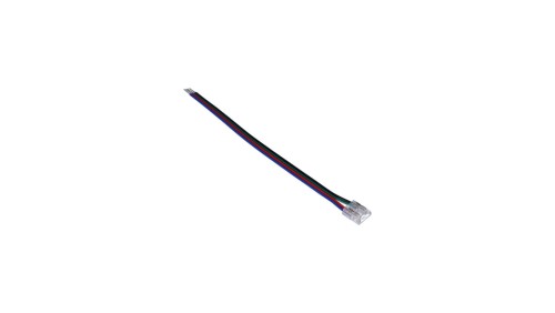 Złączka do taśmy led COB/RGB kolor 10mm taśma-przewód 15cm