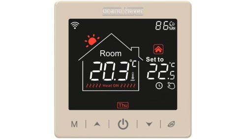 Programowalny termostat Grand Meyer SN-15 z Wi-Fi (złoty)