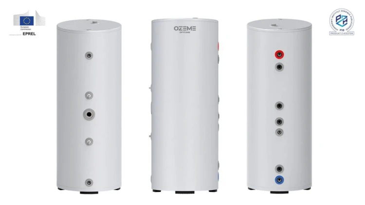 OZEME OPTITANK 200L2 Zasobnik CWU 200 ltr. Podgrzewacz CWU dwuwężownicowy z powiększonymi wężownicami (slim)