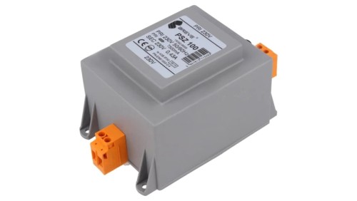 PSZ100/230/230V Transformator sieciowy 100VA 230VAC 230V na szynę DIN IP30