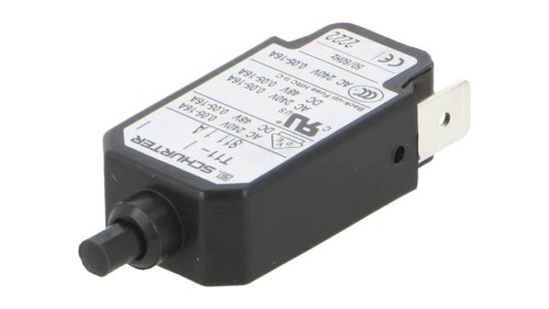 T11-811-1A Wyłącznik nadprądowy Iznam: 1A Uznam: 240VAC 48VDC SPST Bieguny: 1