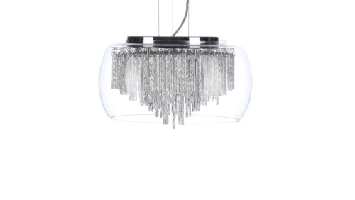 Żyrandol druciany PEAK nad stół, czarny z gwintem E27 do nowoczesnych wnętrz KP-10 Kaja Lighting