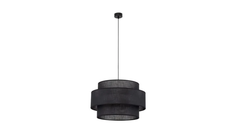 Lampa wisząca z czarnym abażurem 3xE27 CALISTO 5099 TK Lighting