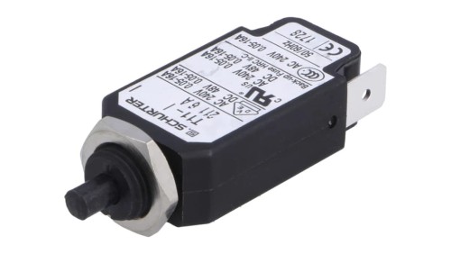 T11-211-6A Wyłącznik nadprądowy Iznam: 6A Uznam: 240VAC 48VDC SPST Bieguny: 1