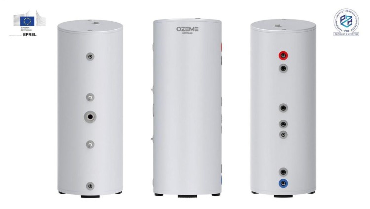 OZEME OPTITANK 300L2 Zasobnik CWU 300 ltr. Podgrzewacz CWU dwuwężownicowy z powiększonymi wężownicami (slim)