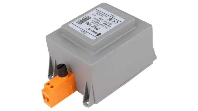PSZ100/230/24V Transformator sieciowy 100VA 230VAC 24V na szynę DIN IP30