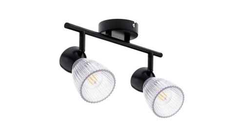 Lampa sufitowa BEST BLACK 2xE14 ML9971 Milagro