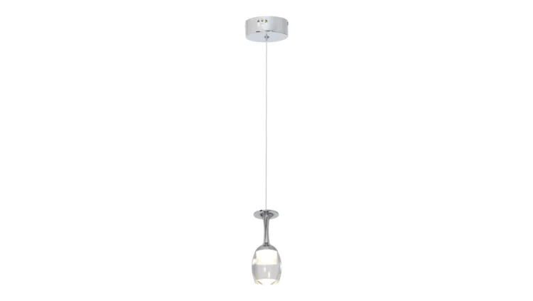 Lampa wisząca ARVI biała, druciana gruszka na E27, biało- złota K-4525 Kaja Lighting