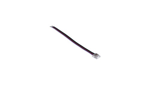 Złączka do taśmy led SMD/RGB+W kolor 10mm taśma-przewód 15cm