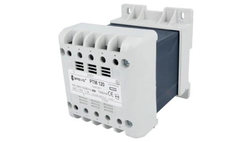 PTM120/230/110V Transformator sieciowy 120VA 230VAC 110V na szynę DIN IP21