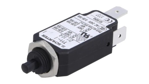 T11-211-10A Wyłącznik nadprądowy Iznam: 10A Uznam: 240VAC 48VDC SPST Bieguny: 1