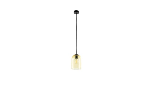 Lampa wisząca z żółtym, szklanym kloszem na 1xE27 MOLLY YELLOW 1 10297 TK Lighting