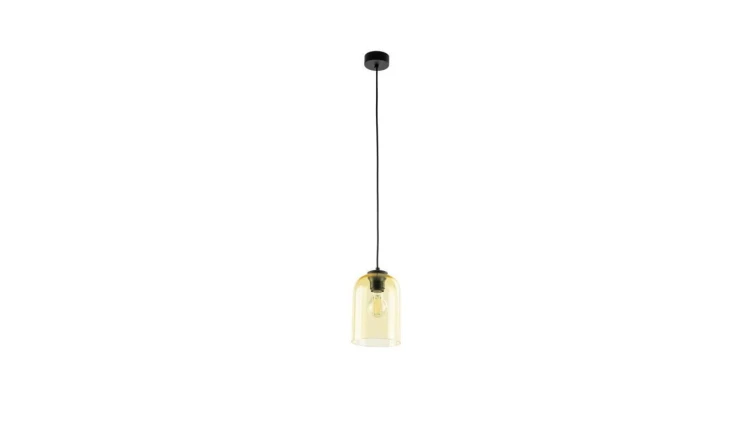 Lampa wisząca z żółtym, szklanym kloszem na 1xE27 MOLLY YELLOW 1 10297 TK Lighting