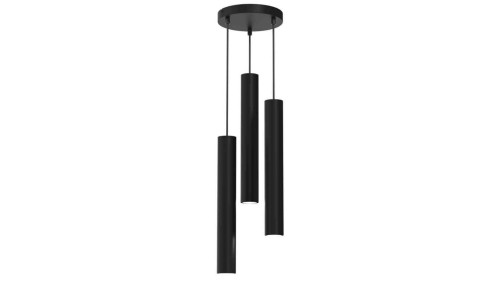 Lampa wisząca HUDSON BLACK 3xGU10 MLP8793 Milagro
