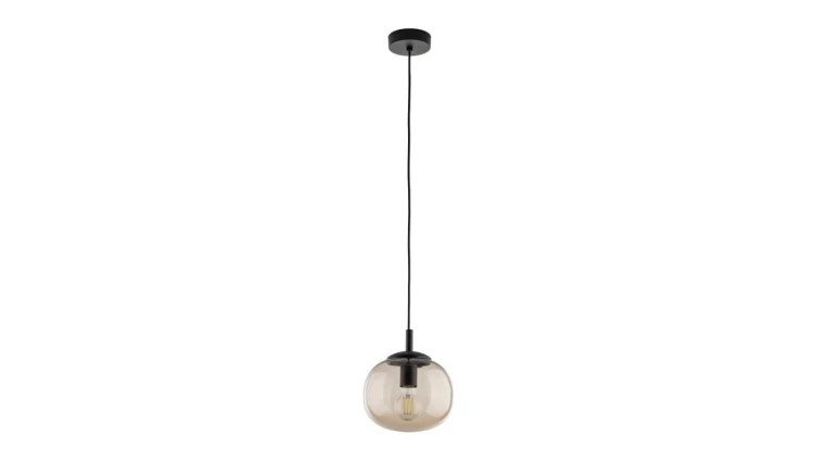 Lampa wisząca ze szklanym, owalnym kloszem 1xE27 VIBE 5826 TK Lighting