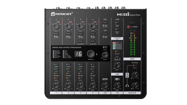 8-kanałowy cyfrowy mikser, MIXX8.6