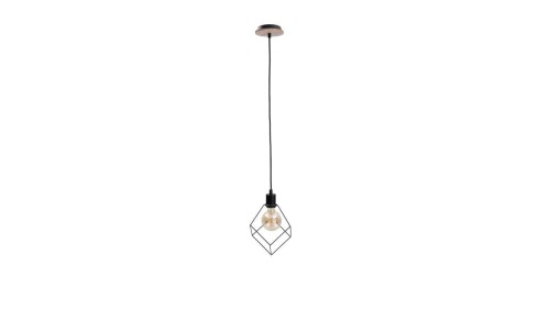 Lampa wisząca loftowa 1xE27 RUBEN WOOD