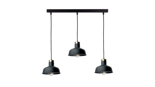 Lampa wisząca nowoczesna 3xE27 HEBE BLACK