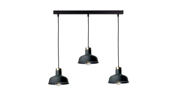 Lampa wisząca nowoczesna 3xE27 HEBE BLACK