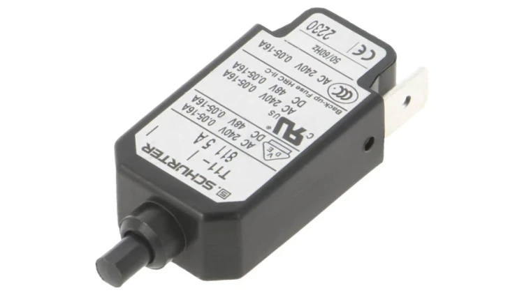 T11-811-5A Wyłącznik nadprądowy Iznam: 5A Uznam: 240VAC 48VDC SPST Bieguny: 1