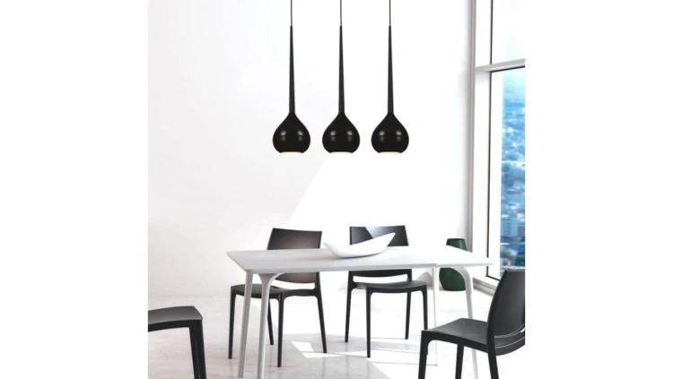 Stylowa lampa sufitowa ARON do salonu, szklane klosze na E27 K-JSL-6218/5 CHR Kaja Lighting