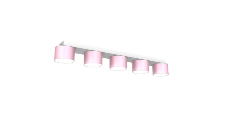 Lampa sufitowa DIXIE Pink/White 5xGX53 MLP7557 Milagro