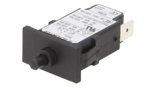T11-611-2.2A Wyłącznik nadprądowy Iznam: 2,2A Uznam: 240VAC 48VDC SPST Bieguny: 1