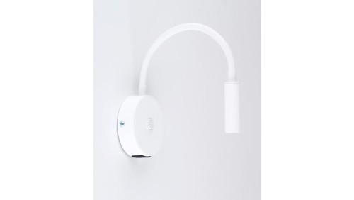 Kinkiet Lagos biały z wbudowanym USB, regulacja ramienia na G9 10202 TK Lighting