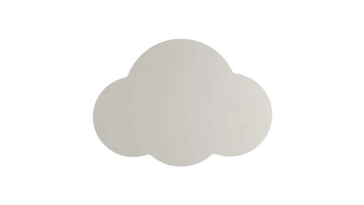 Lampa ścienna beżowa chmurka do pokoju dziecięcego CLOUD BEIGE 5886 TK Lighting