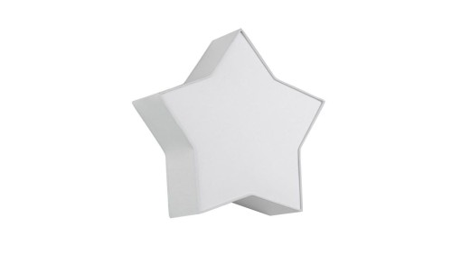 Lampa sufitowa plafon szara gwiazdka STAR GRAY 2xE27 6972 TK Lighting