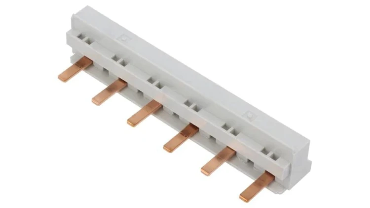 PS3/6 Szyna łączeniowa 10mm2 Bieguny 3 690VAC 690VDC Iznam: 63A
