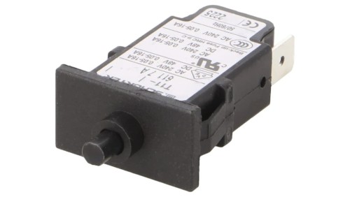 T11-611-7A Wyłącznik nadprądowy Iznam: 7A Uznam: 240VAC 48VDC SPST Bieguny: 1