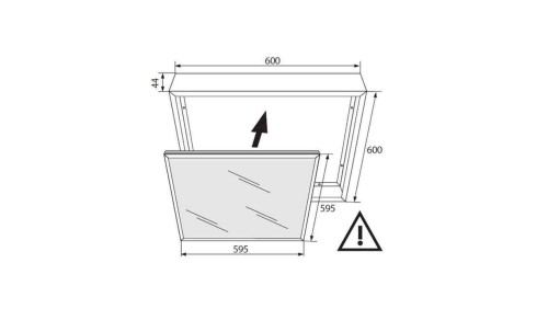 Ramka 600*600 Panel LED Aluminiowa EKP9131 Eko-Light