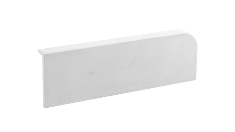 Końcówka listwy 25mm 80x kremowo-biały 8821 P