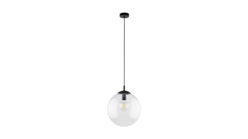Lampa wisząca z kulistym kloszem z przezroczystego szkła 35cm średnicy ESME 3268 TK Lighting
