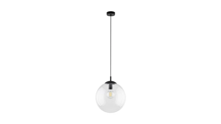 Lampa wisząca z kulistym kloszem z przezroczystego szkła 35cm średnicy ESME 3268 TK Lighting