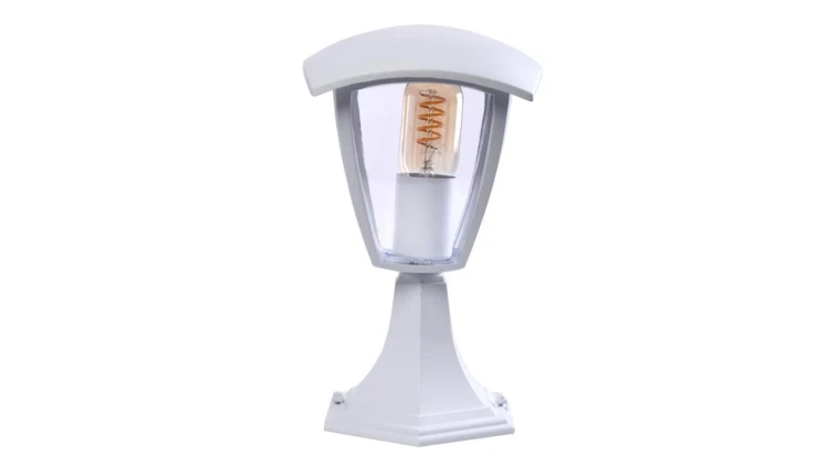 Lampa ogrodowa stojąca FOX WHITE 1xE27 Mała EKO3513 Milagro