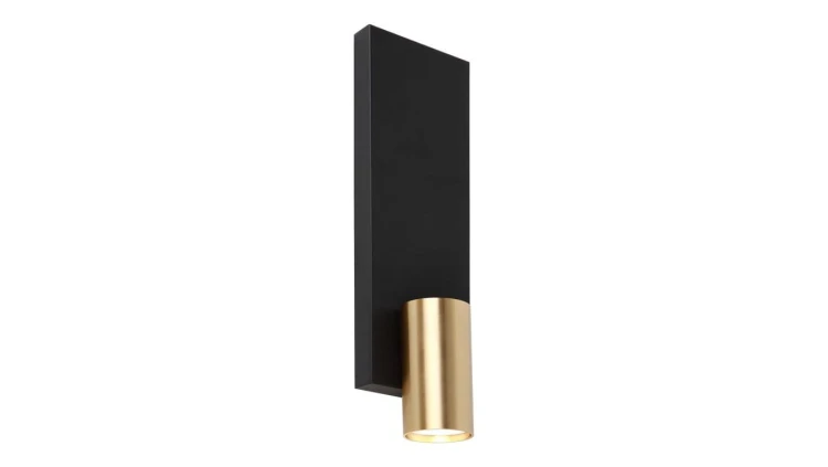Kinkiet GENESIS WALL BLACK GOLD 1xGU10 ML0379 Milagro