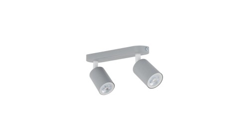 Lampa sufitowa LIVIA GREY styl minimalistyczny dwa reflektorki na GU10 10241 TK Lighting